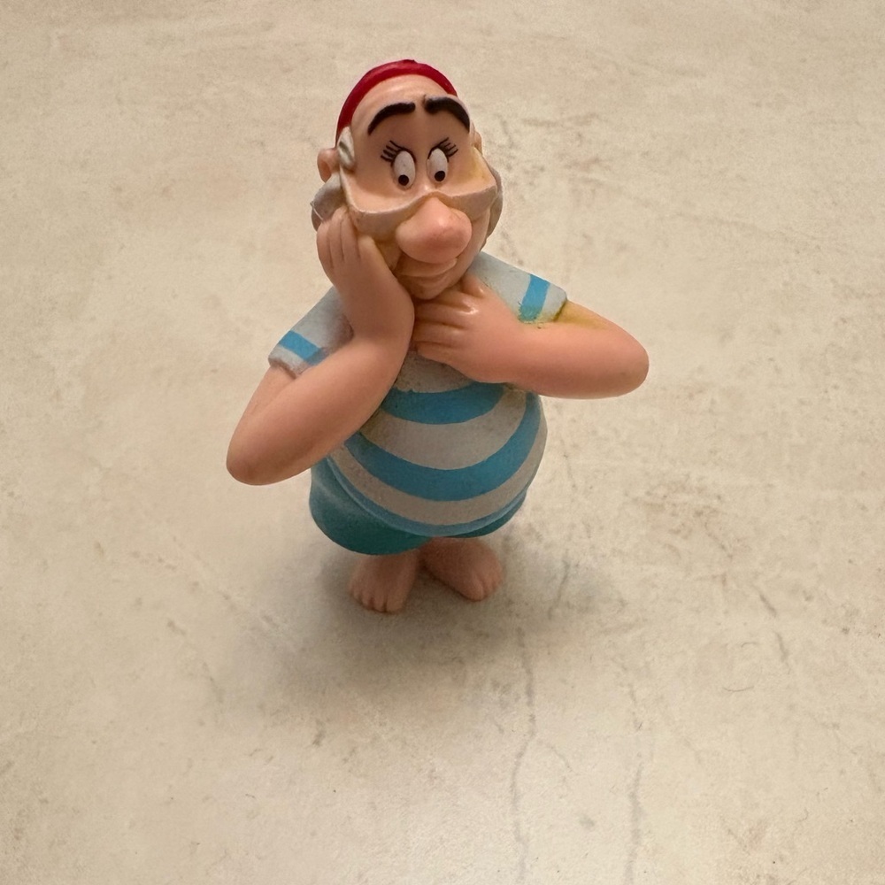 Disney Mr. Smee Figure 1980s McDonald’s Happy Meal Toy Peter Pan